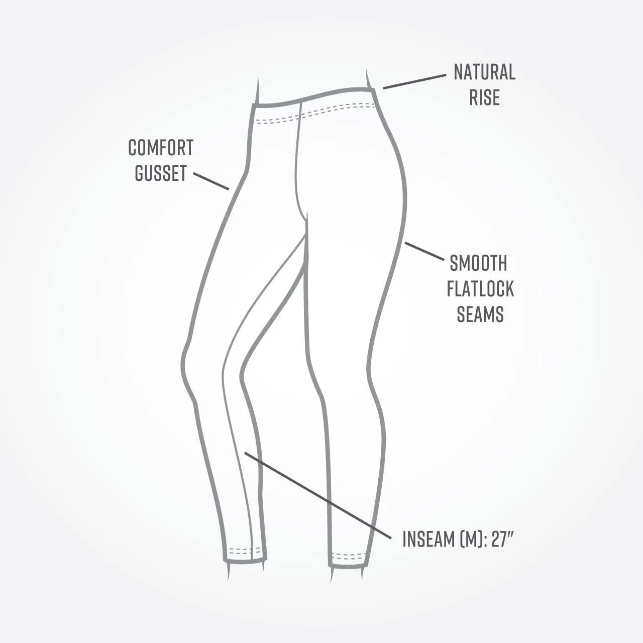 Maggie's Organic Cotton Ankle Leggings - Base Layer Leggings