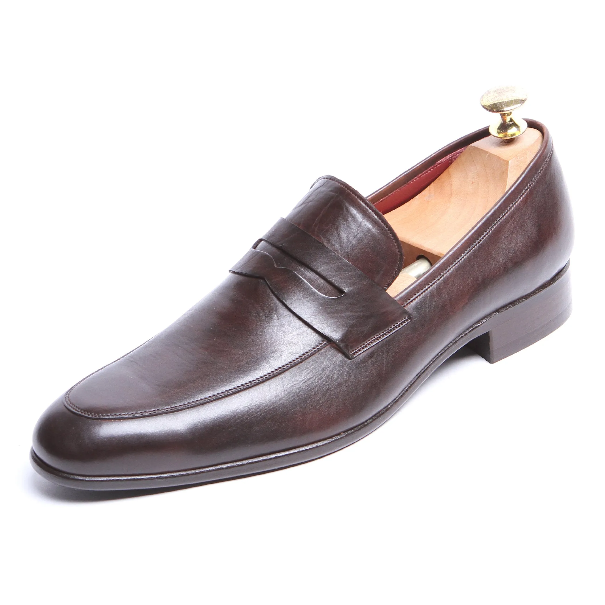 Masterpiece Penny Loafer - Brown (Calfskin)