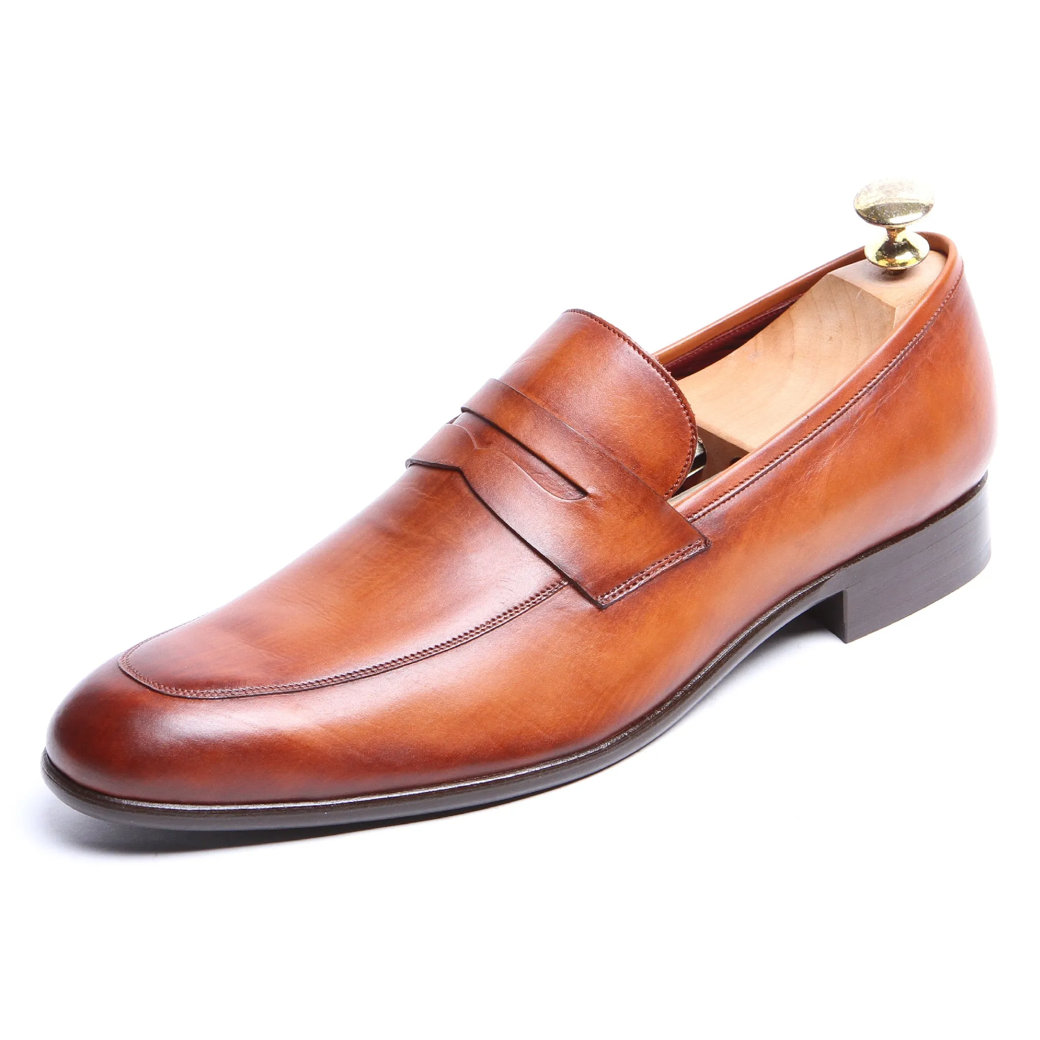 Masterpiece Penny Loafer - Oak (Calfskin)