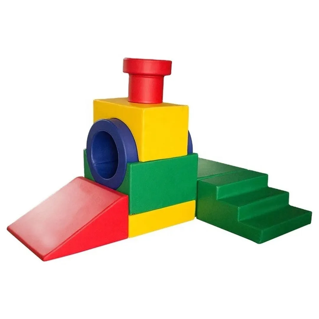 Megastar Soft Play Step n Slide Tunnel Nursery Toys 270x165x165cm