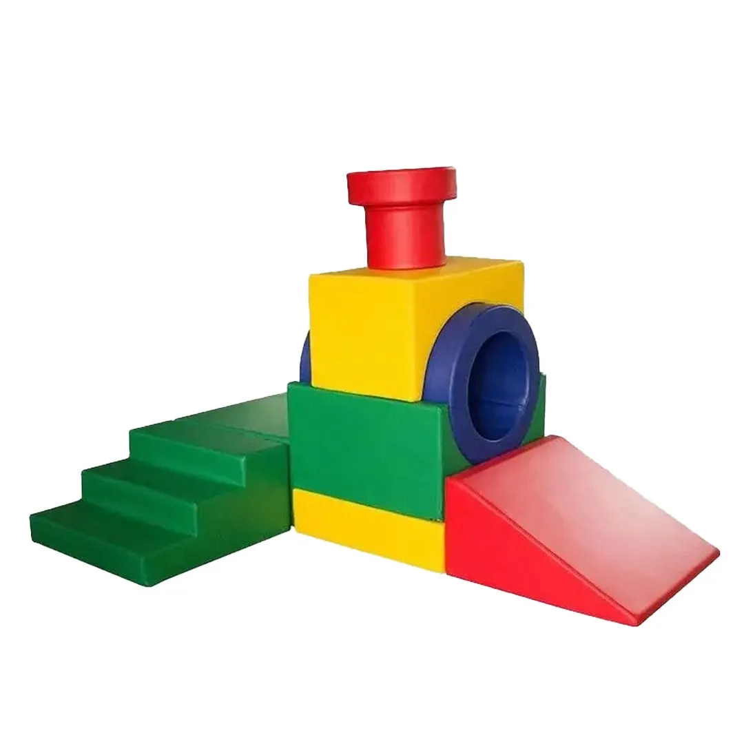 Megastar Soft Play Step n Slide Tunnel Nursery Toys 270x165x165cm