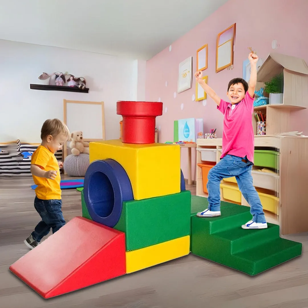 Megastar Soft Play Step n Slide Tunnel Nursery Toys 270x165x165cm