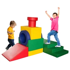 Megastar Soft Play Step n Slide Tunnel Nursery Toys 270x165x165cm