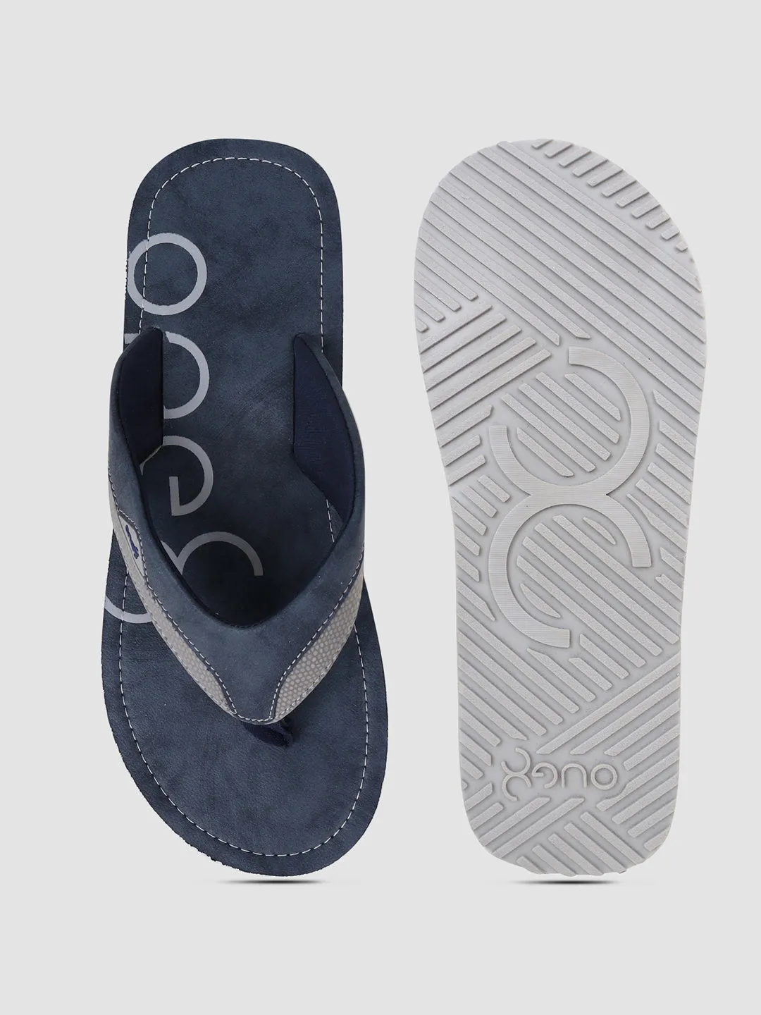 Men's Anti-Skid Rubber Sole Comfort Footbed Water-Resistant Light Weight Flip-Flops