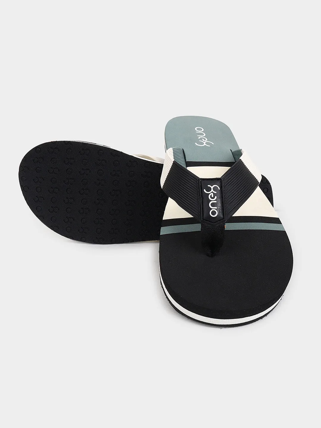 Men's Anti-Skid Rubber Sole Comfort Footbed Water-Resistant Light Weight Flip-Flops
