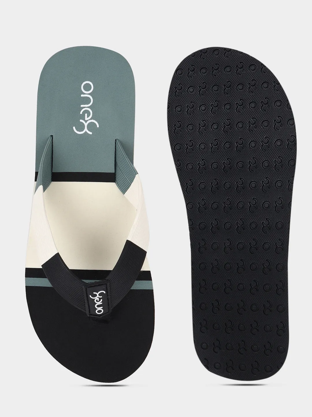 Men's Anti-Skid Rubber Sole Comfort Footbed Water-Resistant Light Weight Flip-Flops