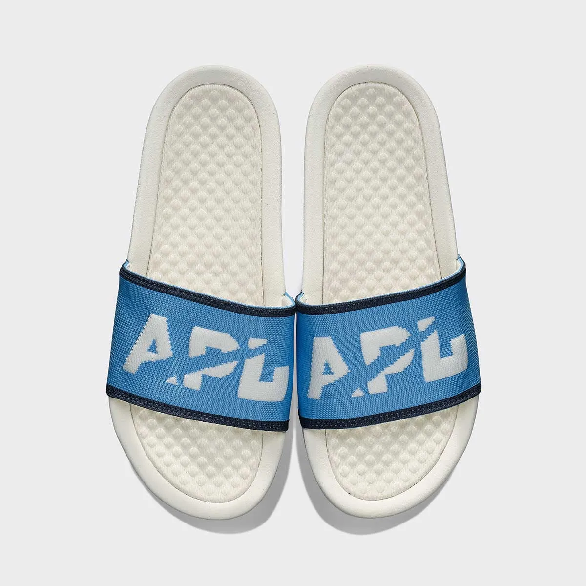 Men's | Big Logo TechLoom Slide | Ivory / Coastal Blue / Midnight
