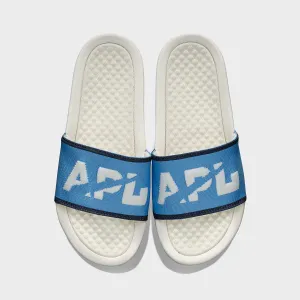 Men's | Big Logo TechLoom Slide | Ivory / Coastal Blue / Midnight