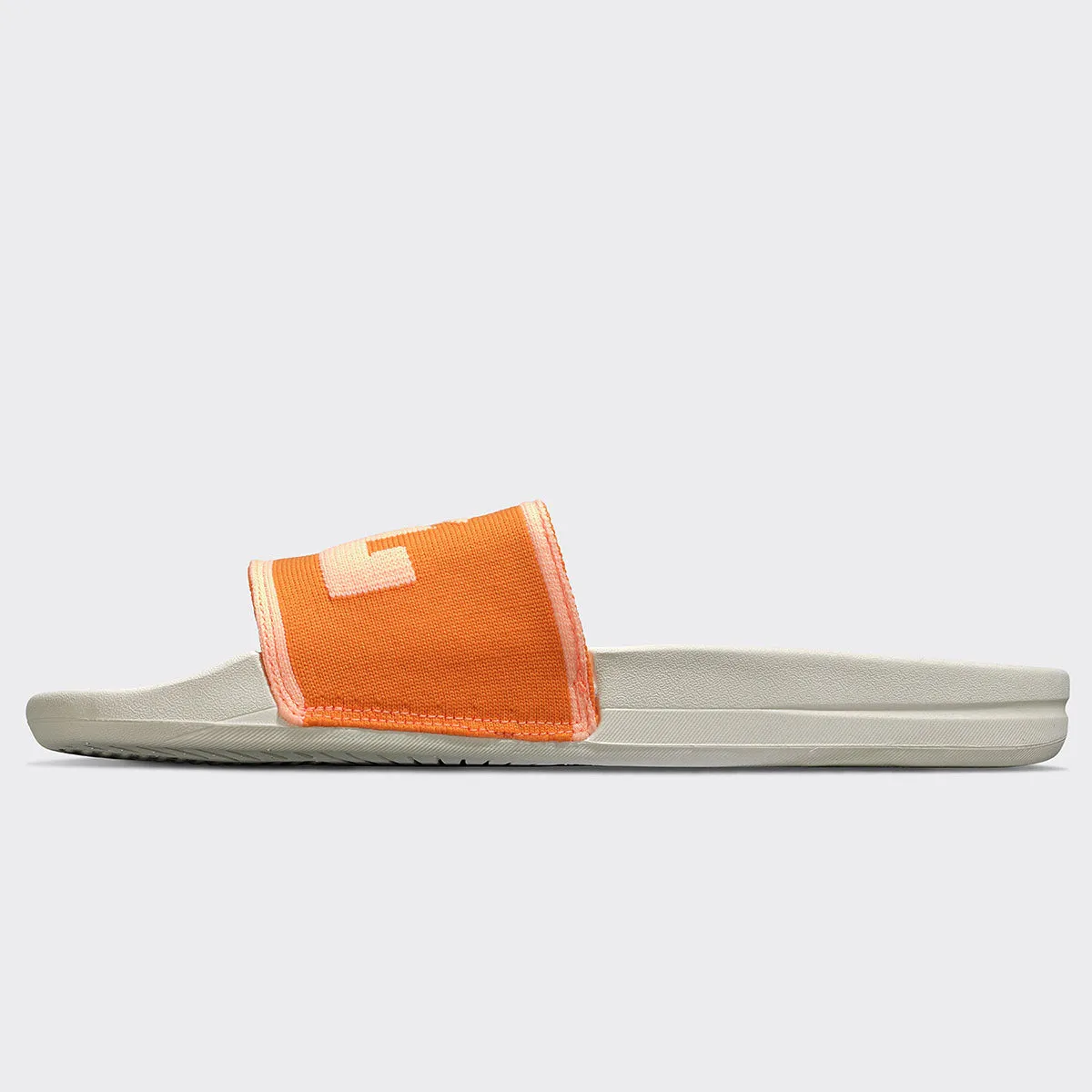 Men's | Big Logo TechLoom Slide | Ivory / Orange / Neon Peach