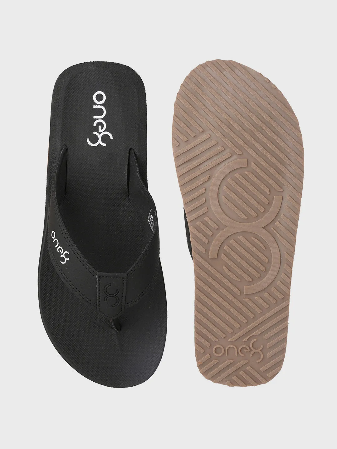 Men's Light-Weight Anti-Skid Bounce Back Mid-Sole Comfortable All Day Wear Slip-ons Slippers/Chappals/Flip-Flops