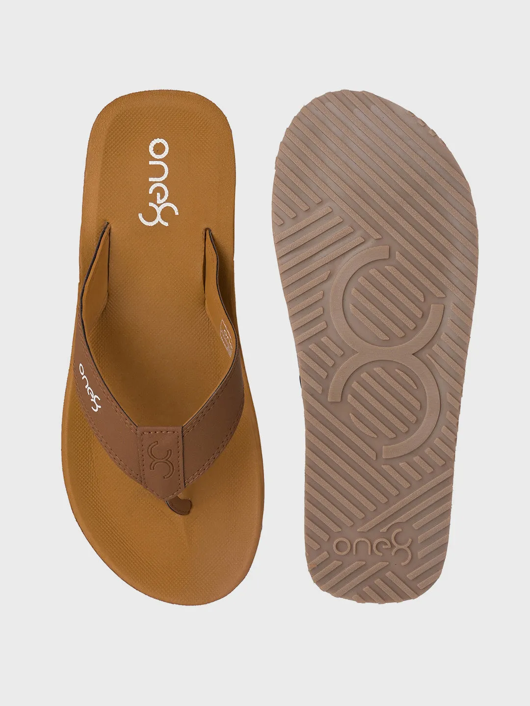 Men's Light-Weight Anti-Skid Bounce Back Mid-Sole Comfortable All Day Wear Slip-ons Slippers/Chappals/Flip-Flops