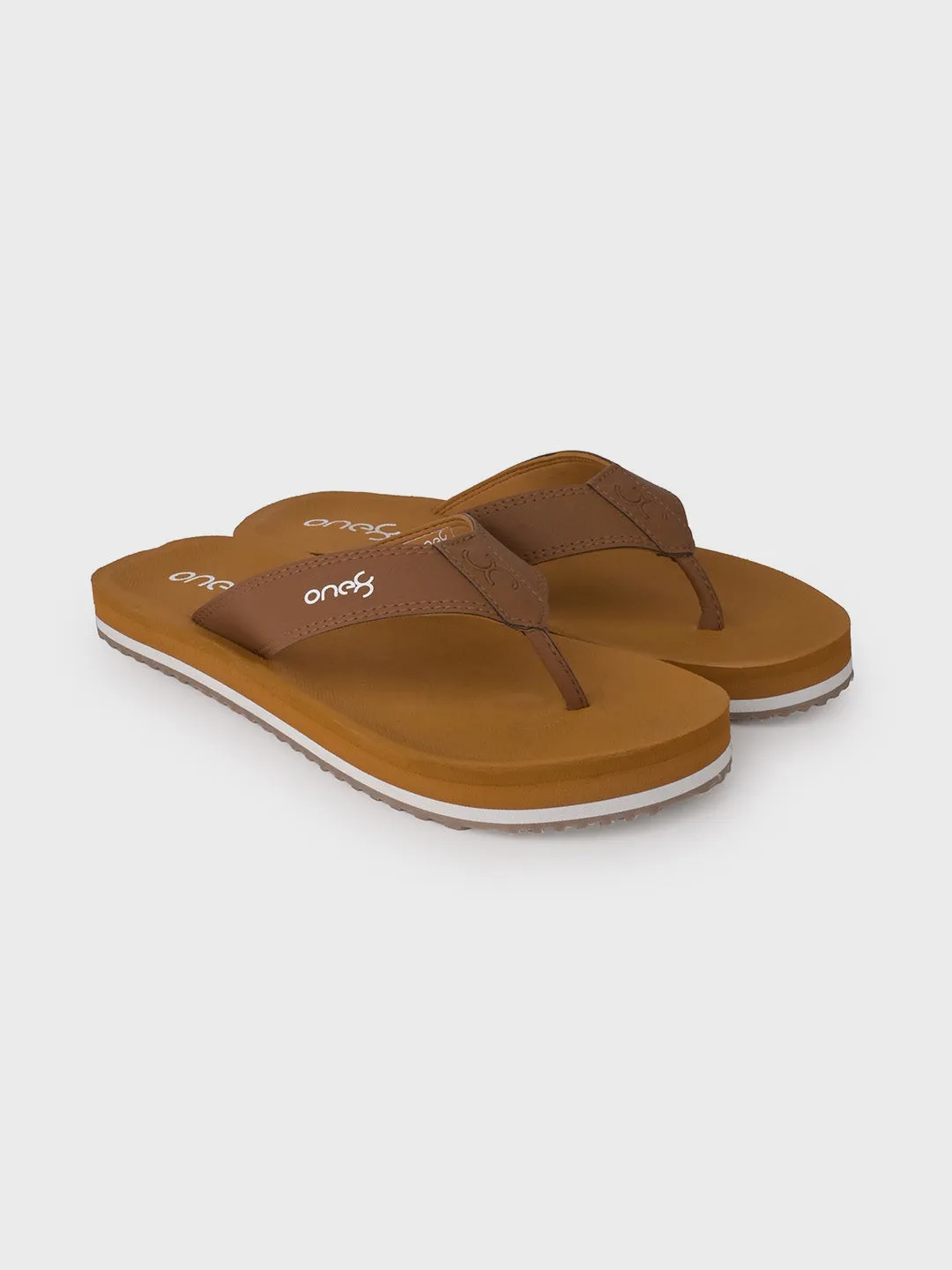 Men's Light-Weight Anti-Skid Bounce Back Mid-Sole Comfortable All Day Wear Slip-ons Slippers/Chappals/Flip-Flops