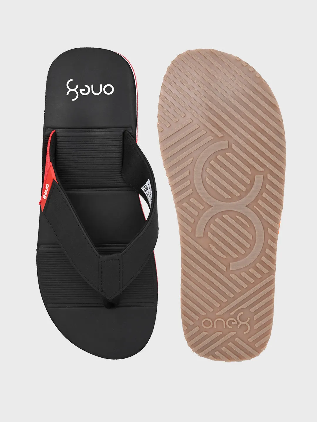 Men's Light-Weight Anti-Skid Bounce Back Mid-Sole Comfortable All Day Wear Slip-ons Slippers/Chappals/Flip-Flops