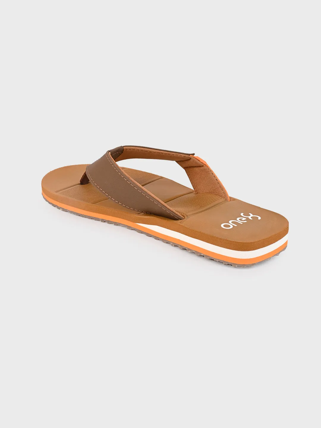 Men's Light-Weight Anti-Skid Bounce Back Mid-Sole Comfortable All Day Wear Slip-ons Slippers/Chappals/Flip-Flops