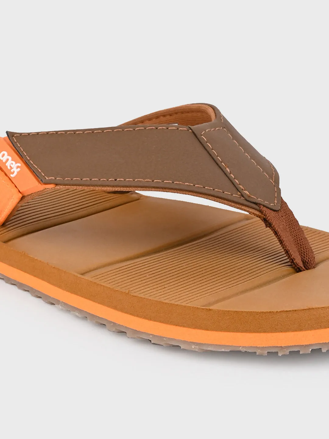 Men's Light-Weight Anti-Skid Bounce Back Mid-Sole Comfortable All Day Wear Slip-ons Slippers/Chappals/Flip-Flops