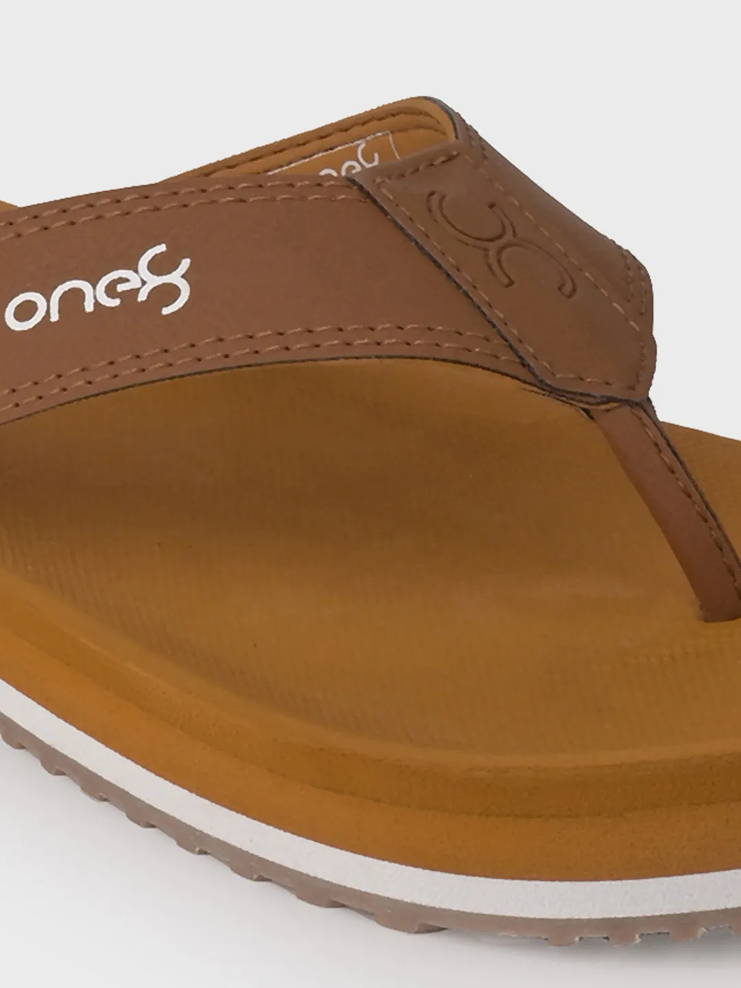 Men's Light-Weight Anti-Skid Bounce Back Mid-Sole Comfortable All Day Wear Slip-ons Slippers/Chappals/Flip-Flops
