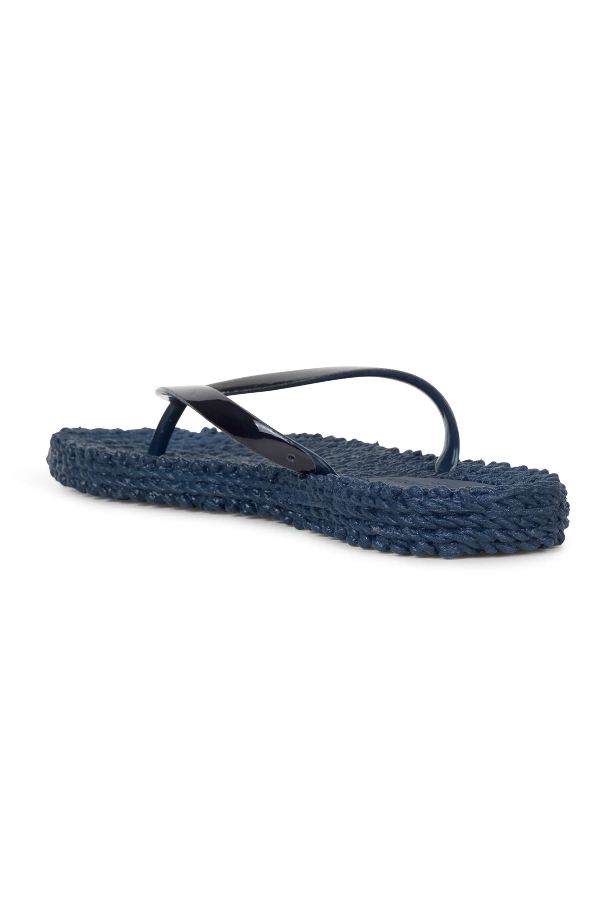 Metallic Flip Flop Indigo