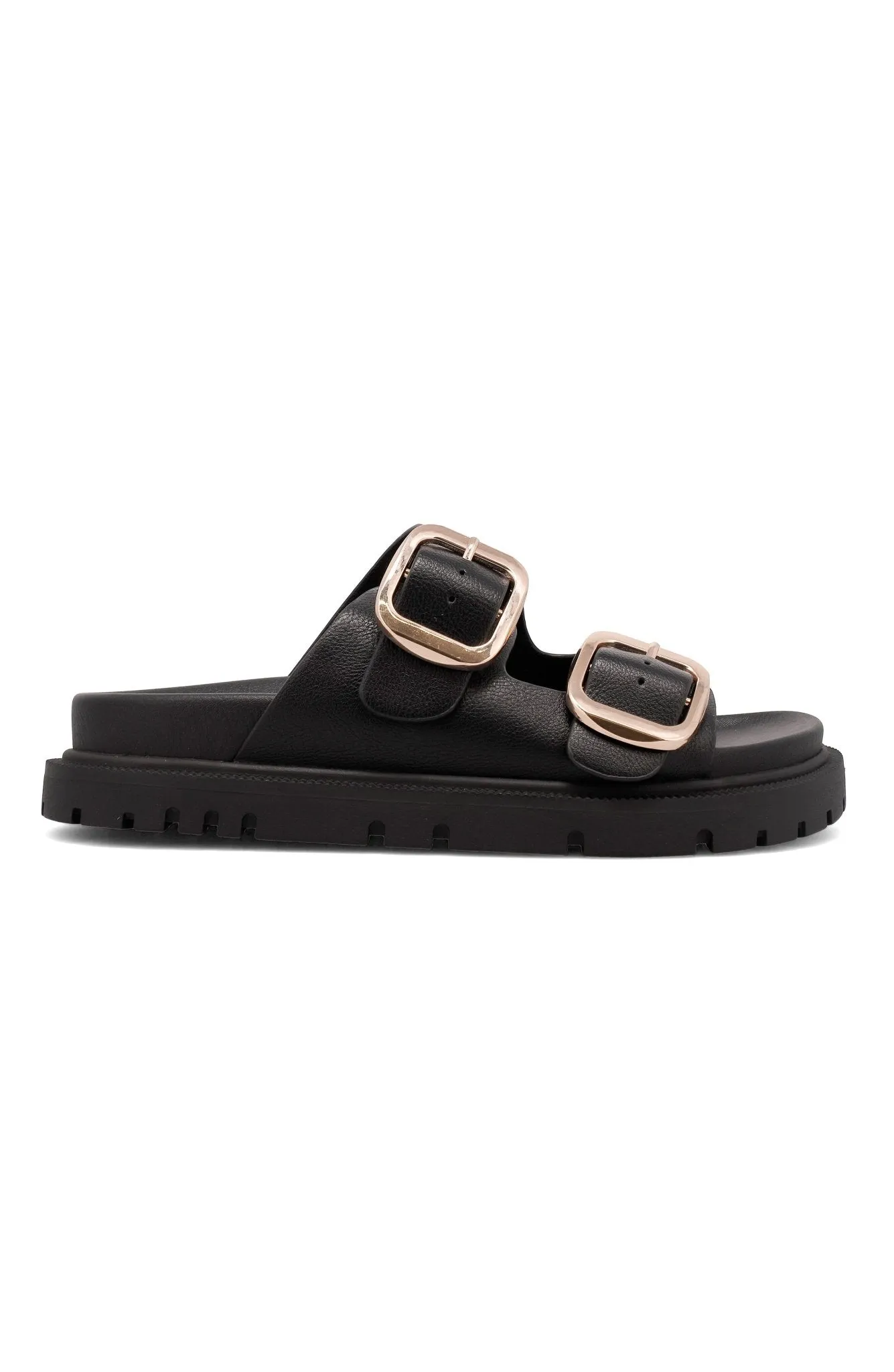 Mia Gen Buckle Strap Slide Sandals - FINAL SALE