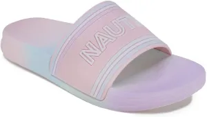 Nautica Kids Girls Slip-On Sandal Athletic Slide Youth Big Kid Little Kid-Luz Girls-Pink Pastel Size-1
