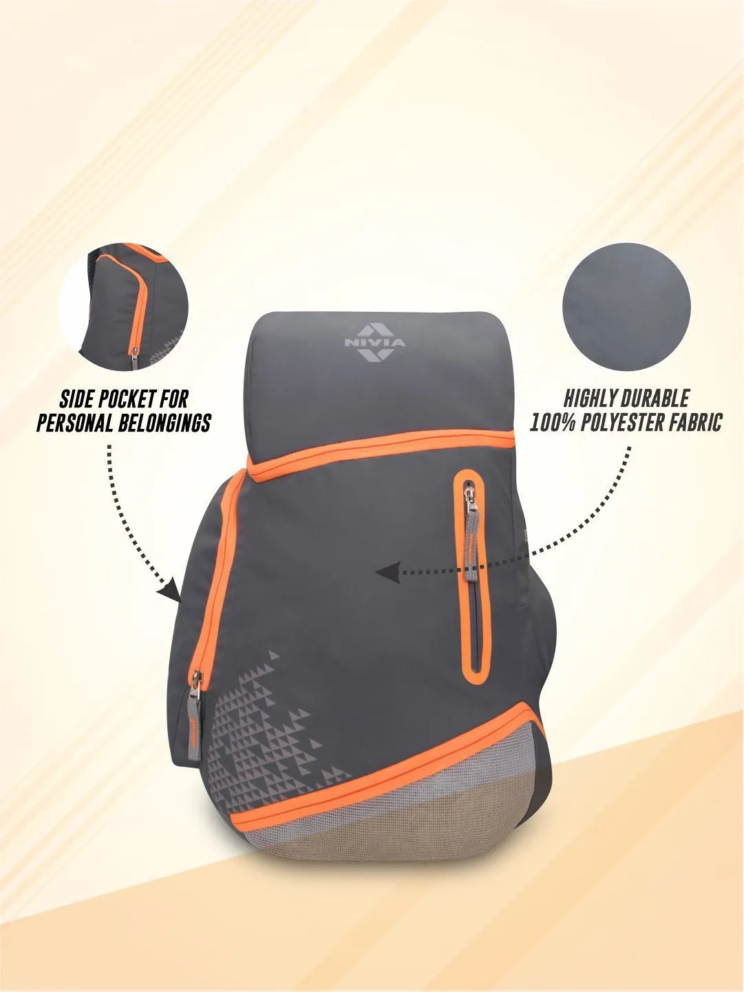 Nivia Ashtang Backpack Bag