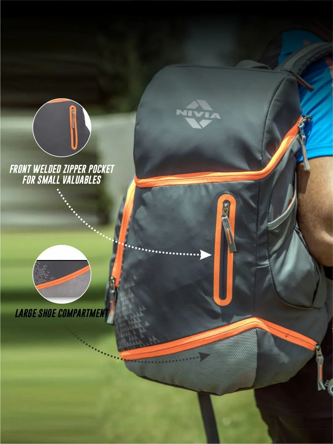Nivia Ashtang Backpack Bag