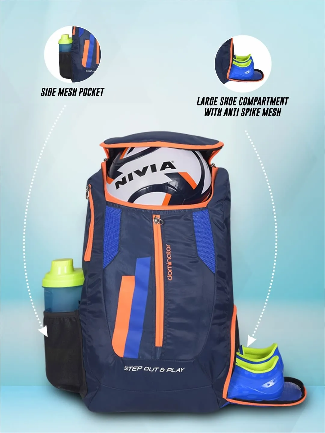 Nivia Dominator Backpack Bag Junier