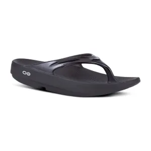 Oofos Women's OOlala Flip Flop Sandal - Black