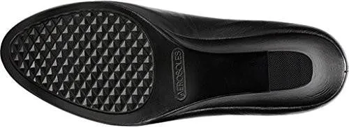 Partnership Wedge Pump Black Leather 6 W Us