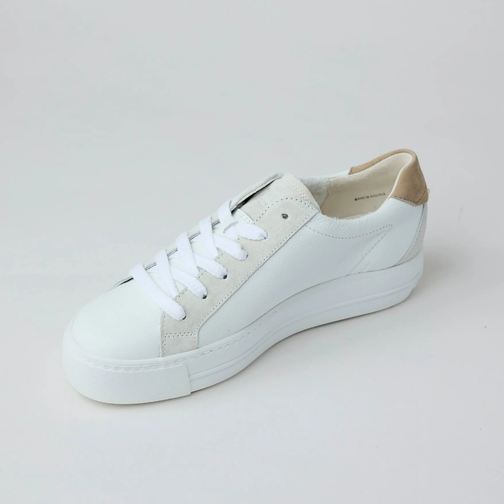 Paul Green White Leather Trainers