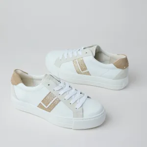 Paul Green White Leather Trainers