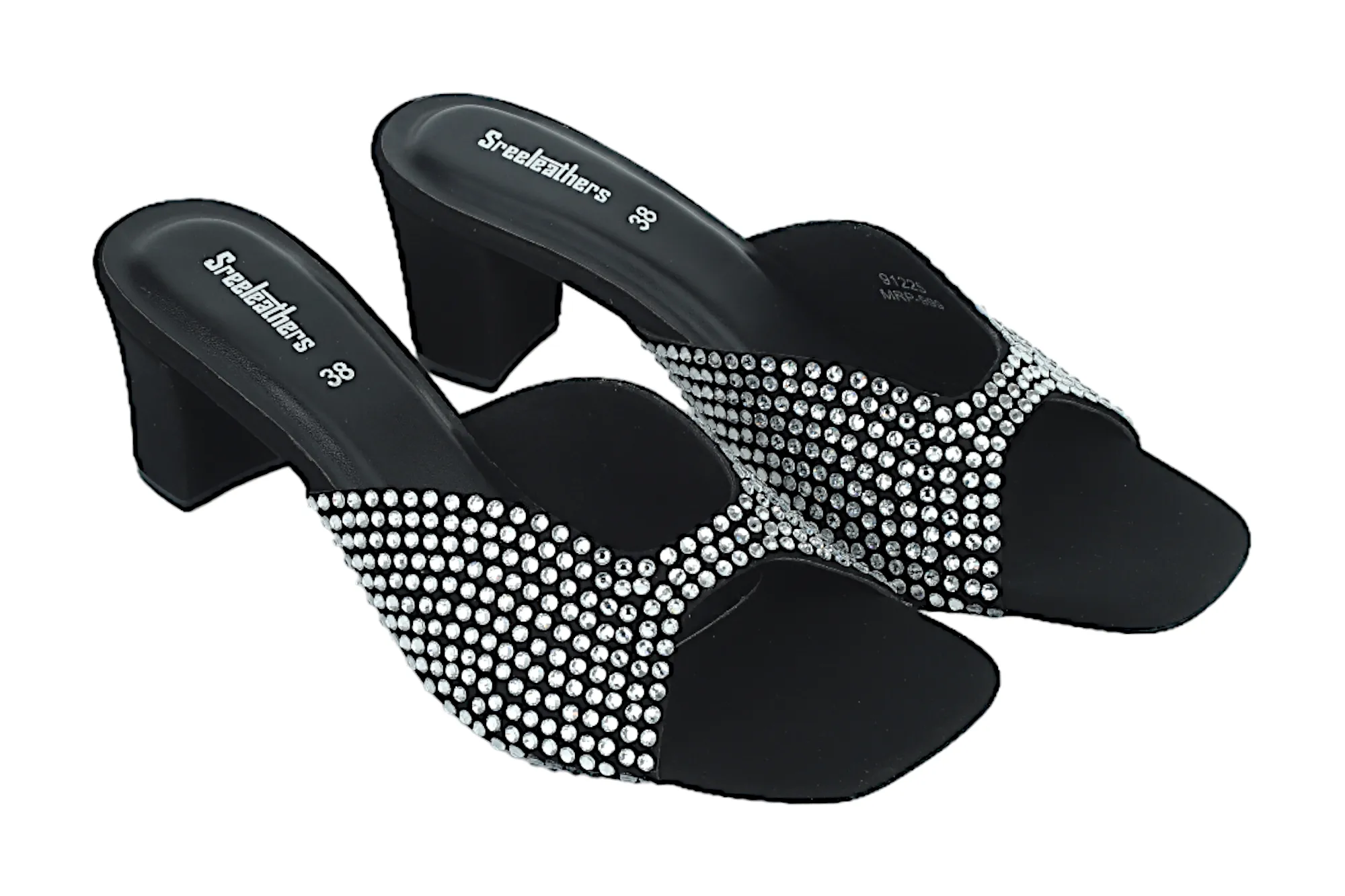 Premium Ladies fancy heel chappal 91225