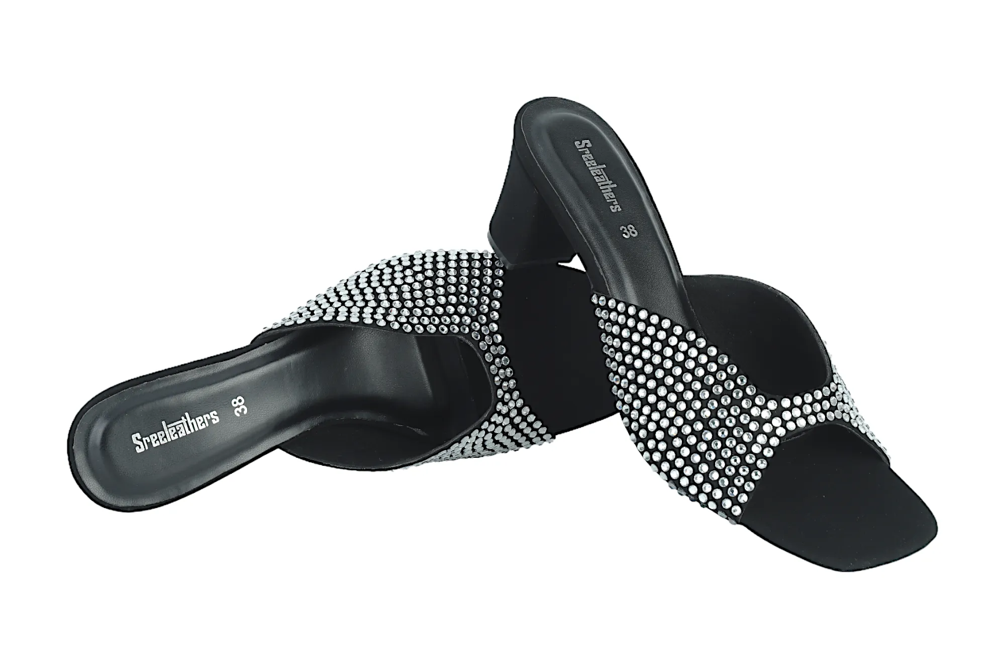 Premium Ladies fancy heel chappal 91225