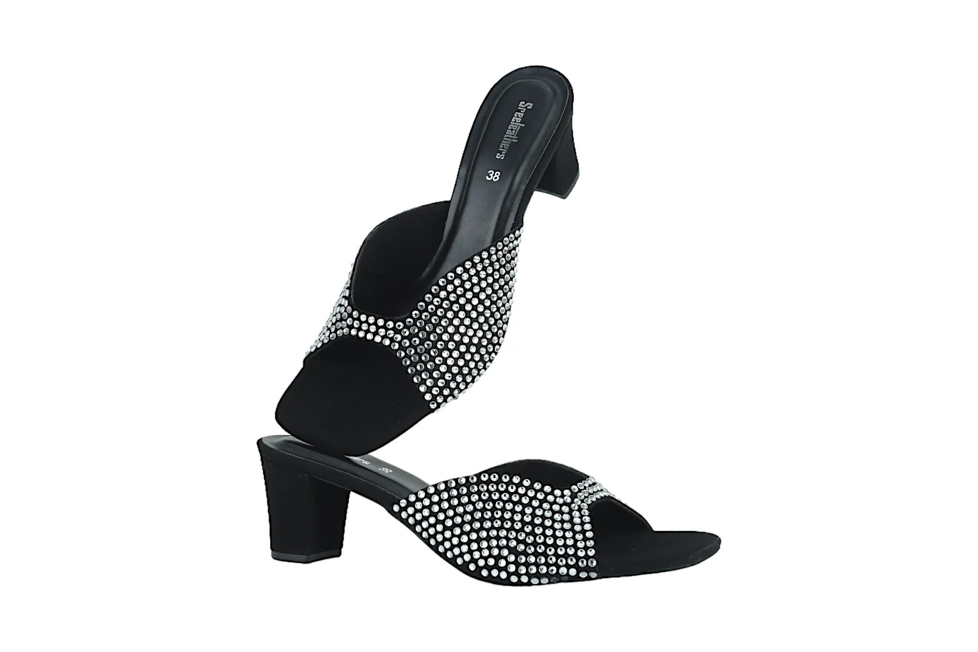 Premium Ladies fancy heel chappal 91225