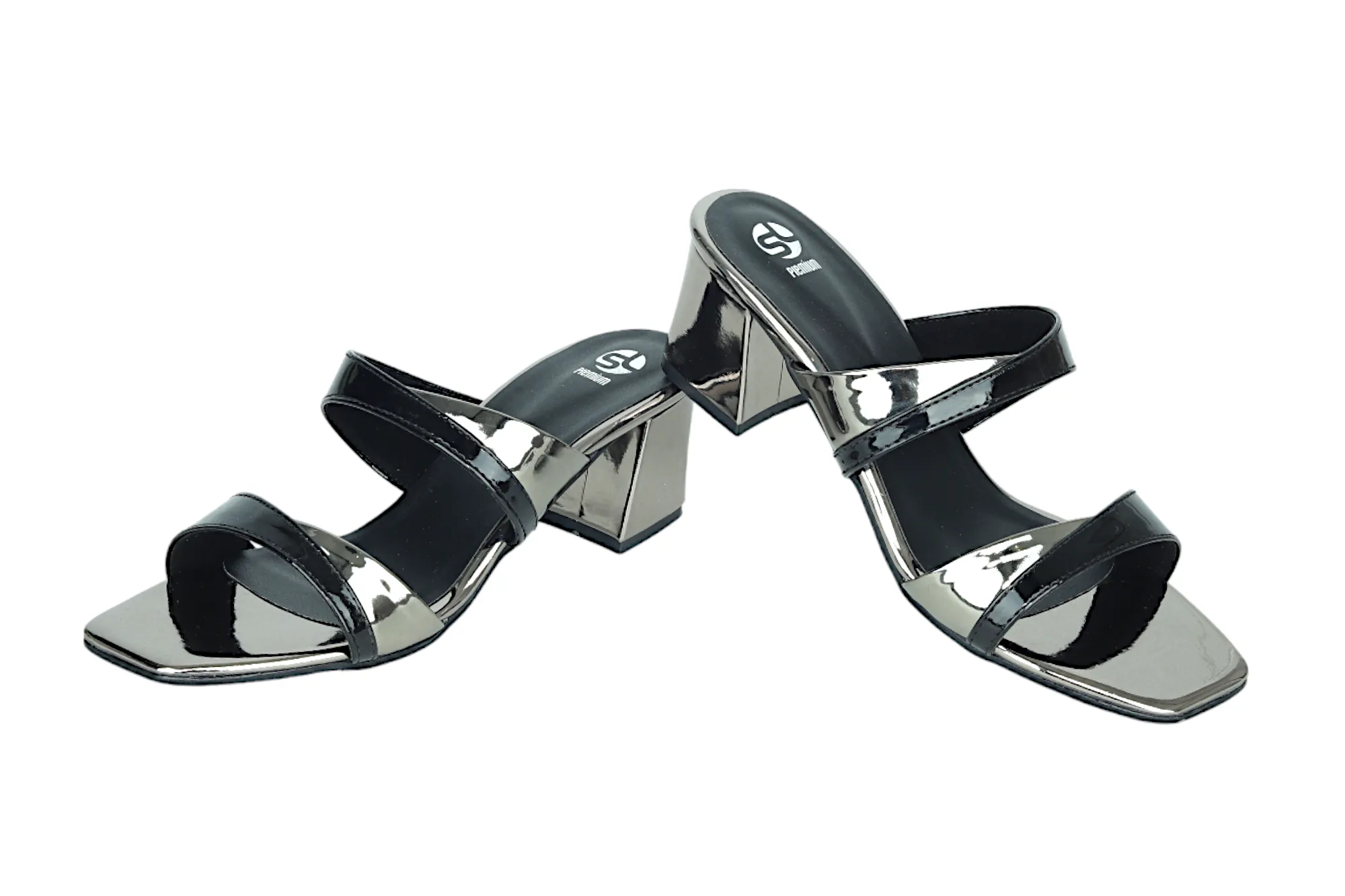 Premium Ladies fancy heel chappal 96714