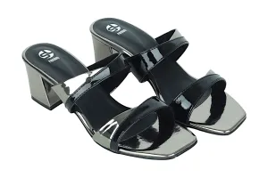 Premium Ladies fancy heel chappal 96714