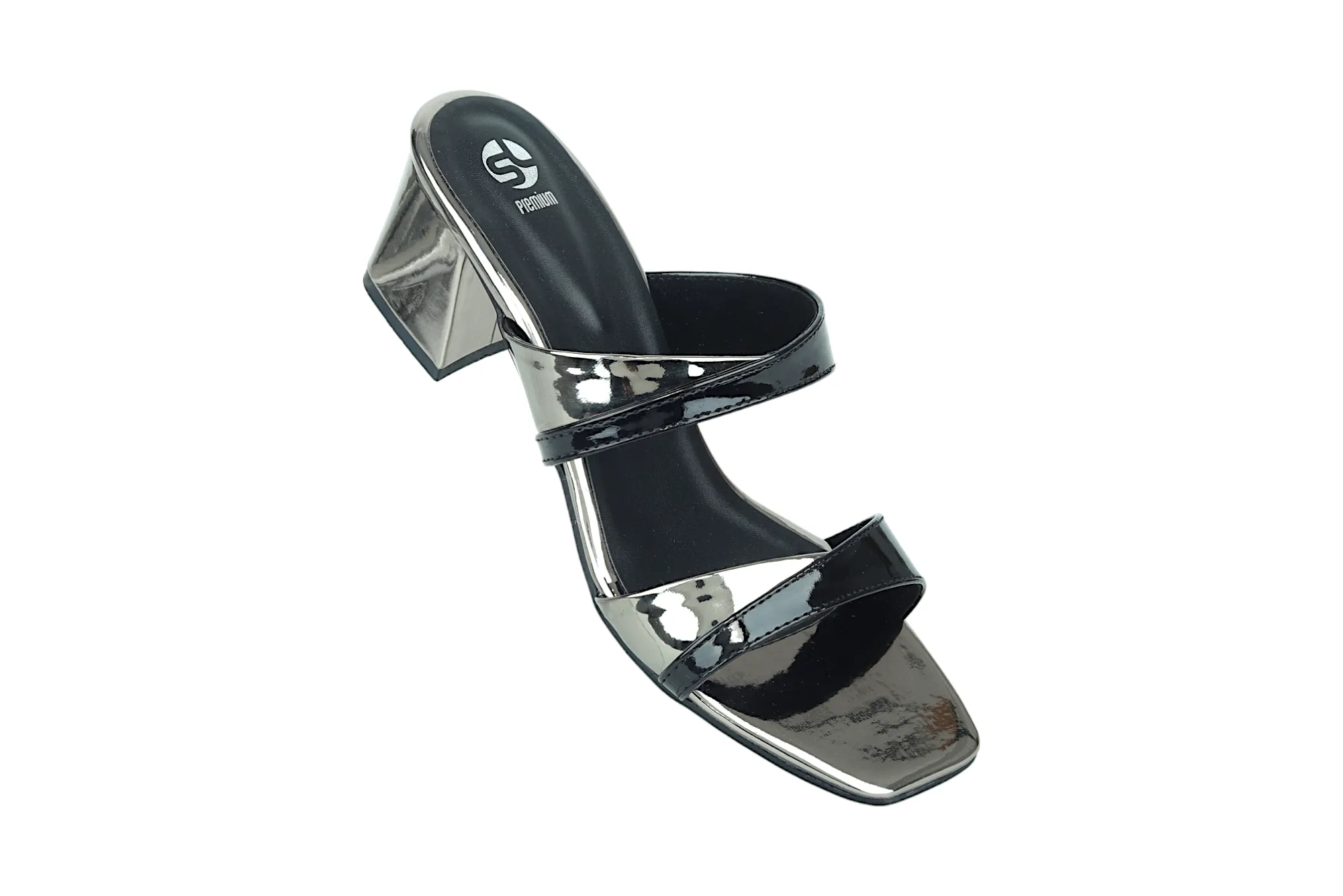 Premium Ladies fancy heel chappal 96714