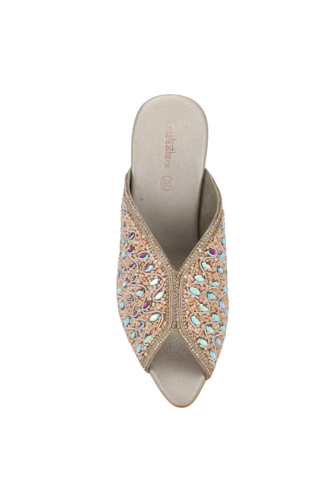 Premium Ladies Fancy Heel Mule 912507