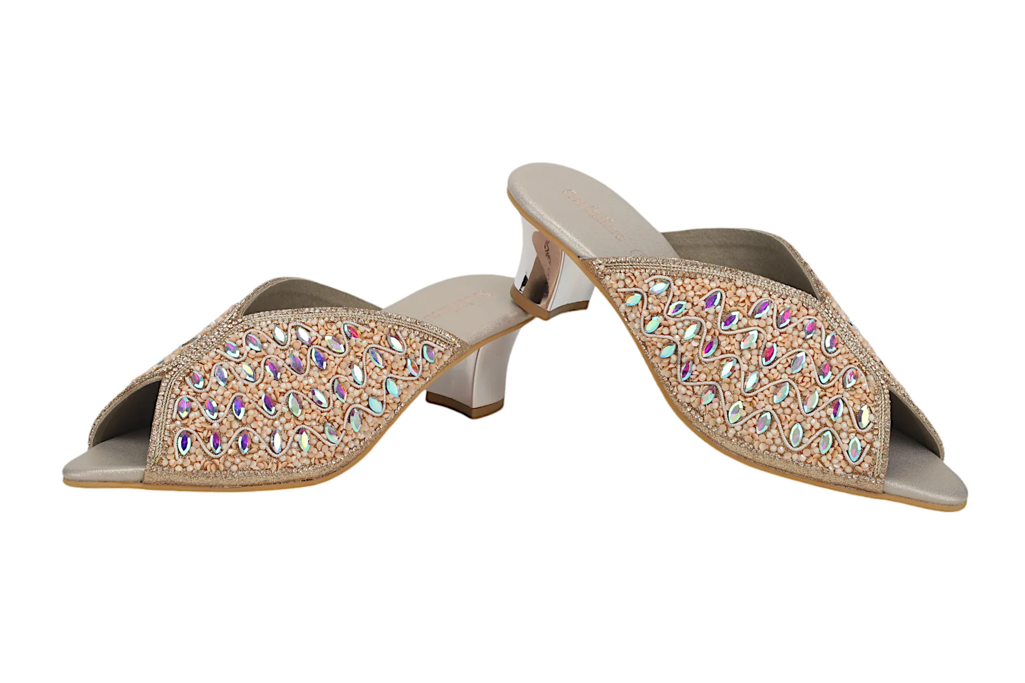 Premium Ladies Fancy Heel Mule 912507
