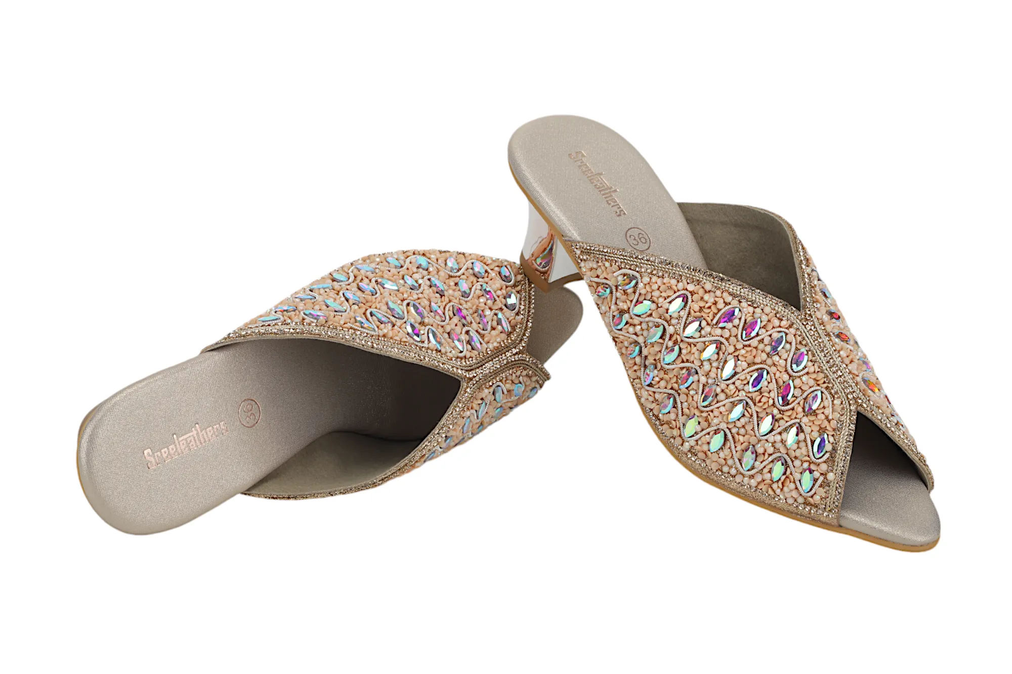 Premium Ladies Fancy Heel Mule 912507