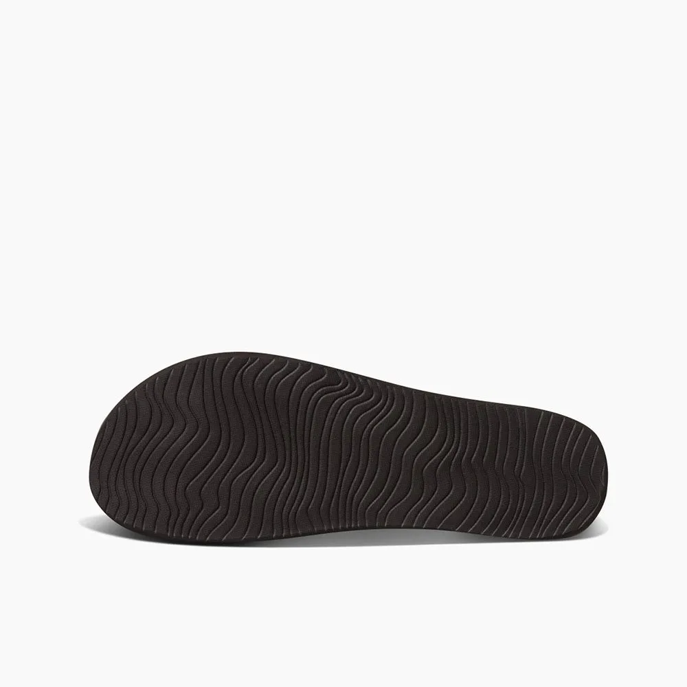 REEF Women Cushion Court Slides - Brown Sassy