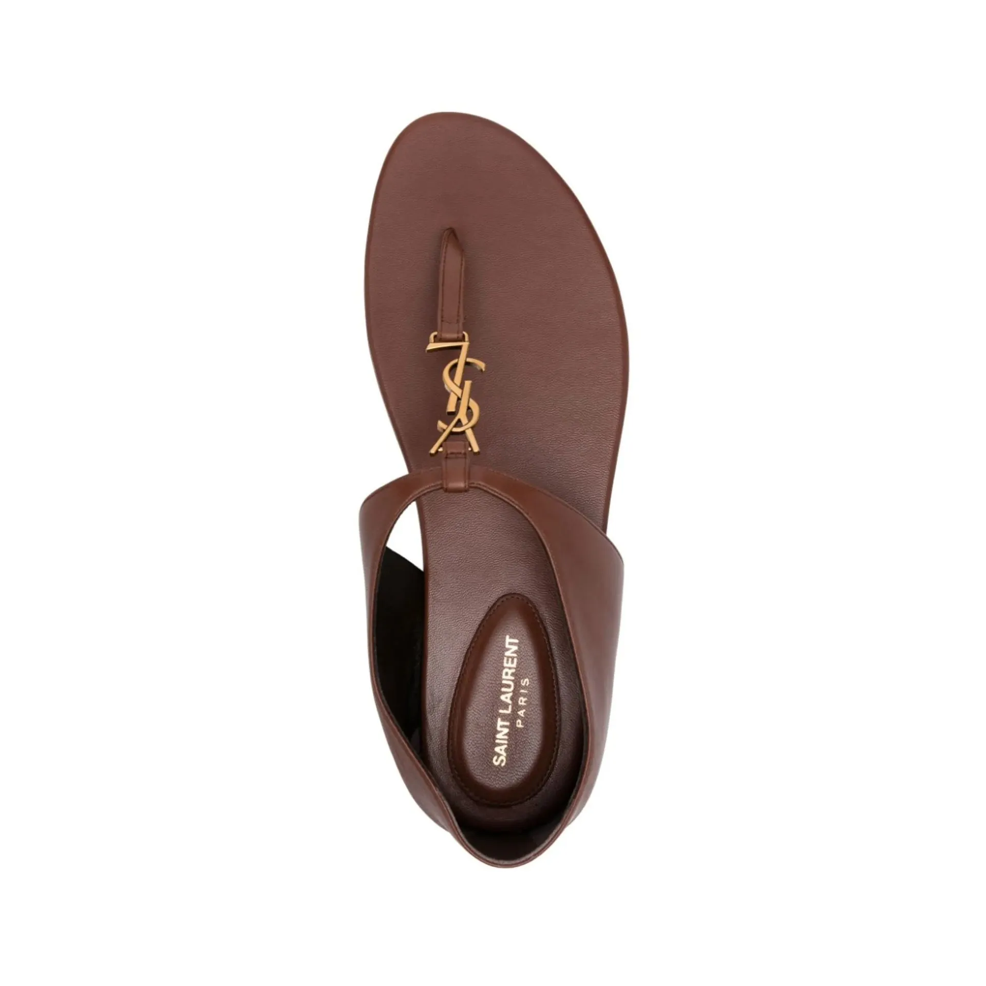 Saint Laurent Cassandra Logo Plaque Sandals