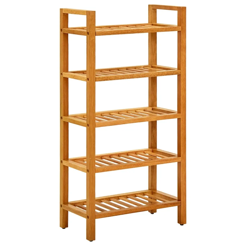 Shoe Rack Shoe Storage Organizer Shoe Shelf for Closet Solid Oak Wood