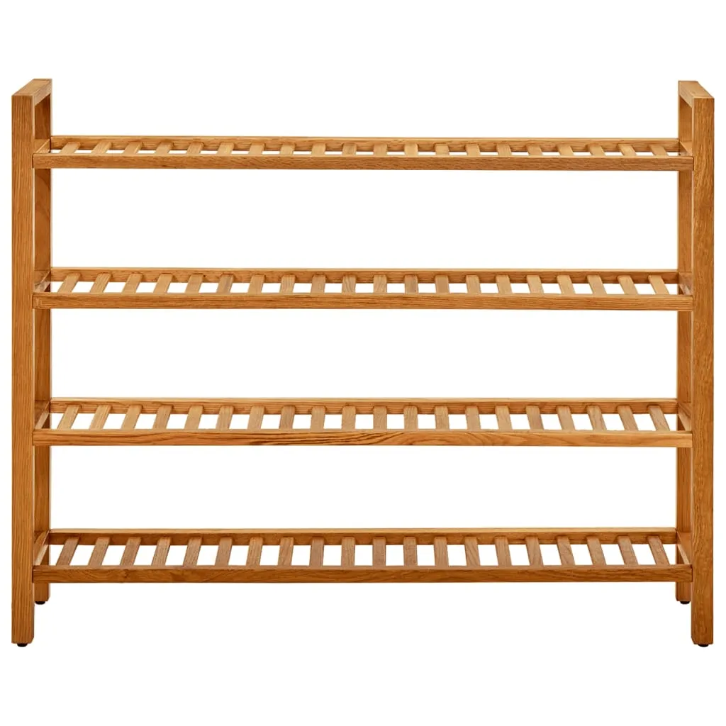 Shoe Rack Shoe Storage Organizer Shoe Shelf for Closet Solid Oak Wood