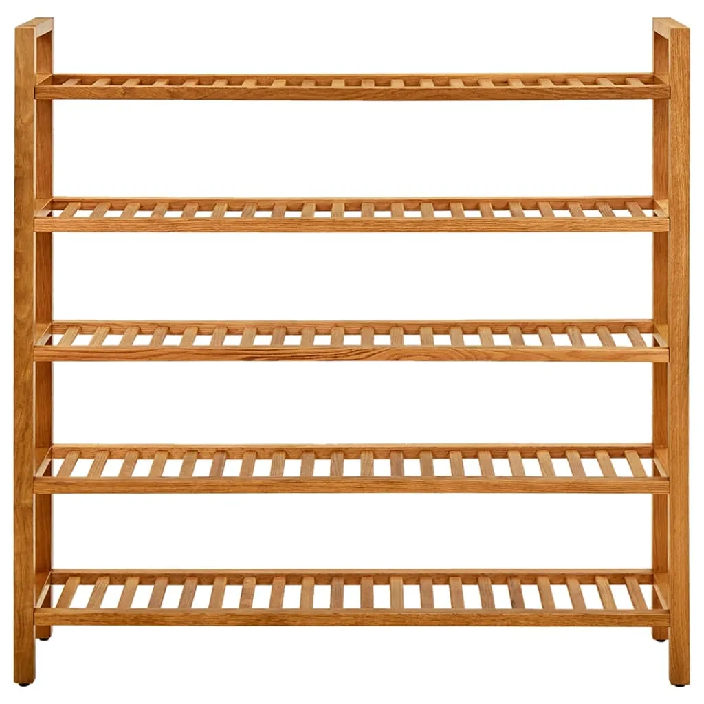 Shoe Rack Shoe Storage Organizer Shoe Shelf for Closet Solid Oak Wood