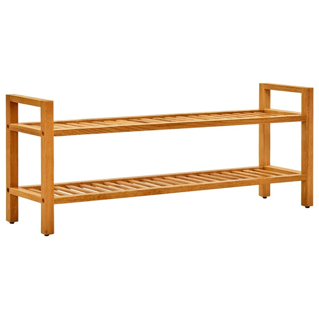Shoe Rack Shoe Storage Organizer Shoe Shelf for Closet Solid Oak Wood
