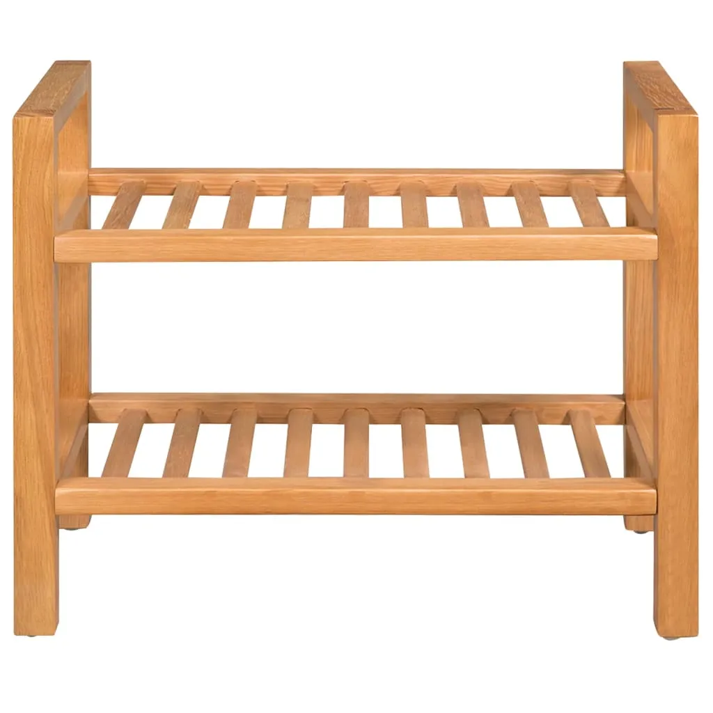 Shoe Rack Shoe Storage Organizer Shoe Shelf for Closet Solid Oak Wood