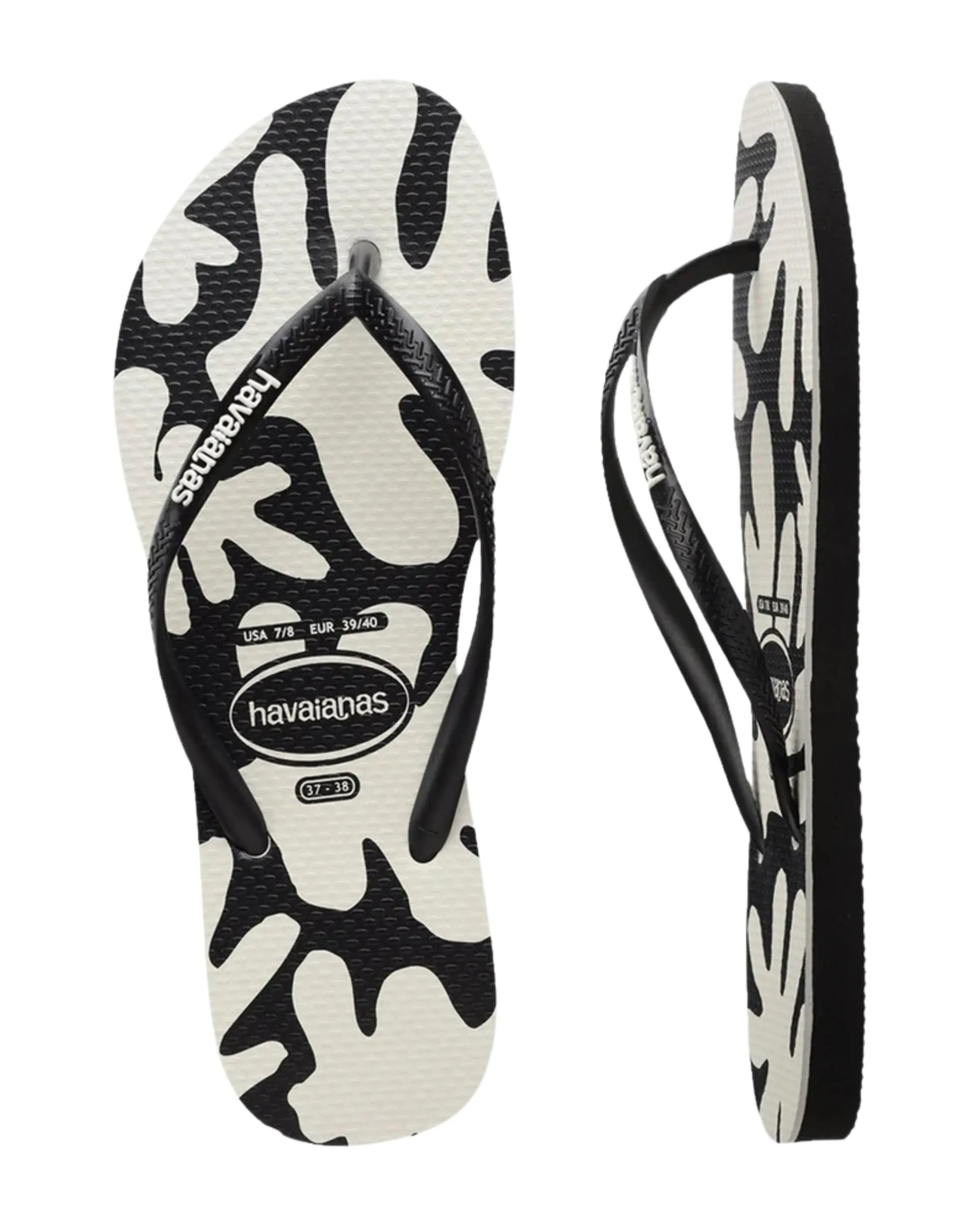 Slim Coral Flip Flops