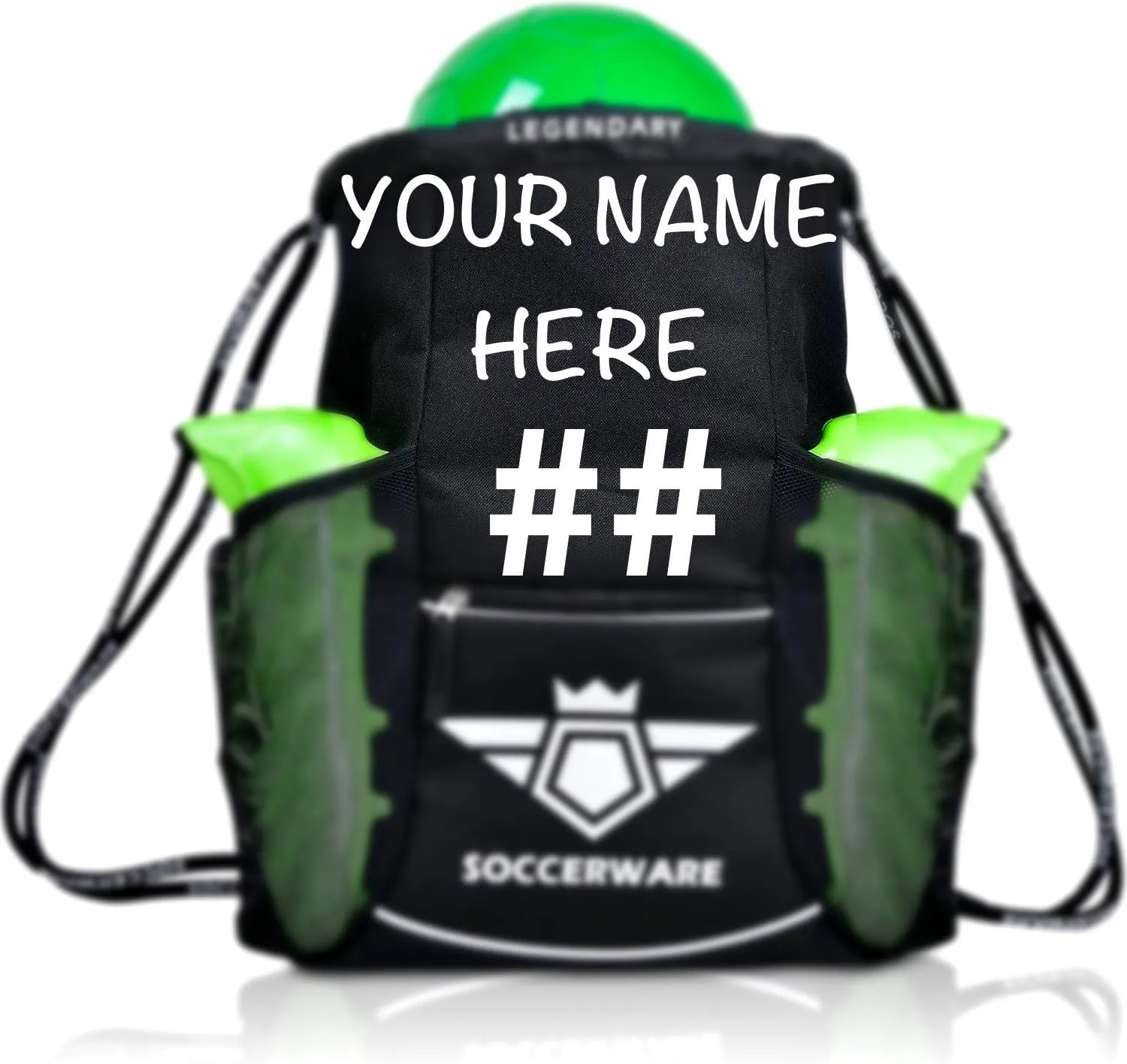 Soccer Bag Backpack - Youth & Kids, Organize Sports Gym Equipment - Boys Girls