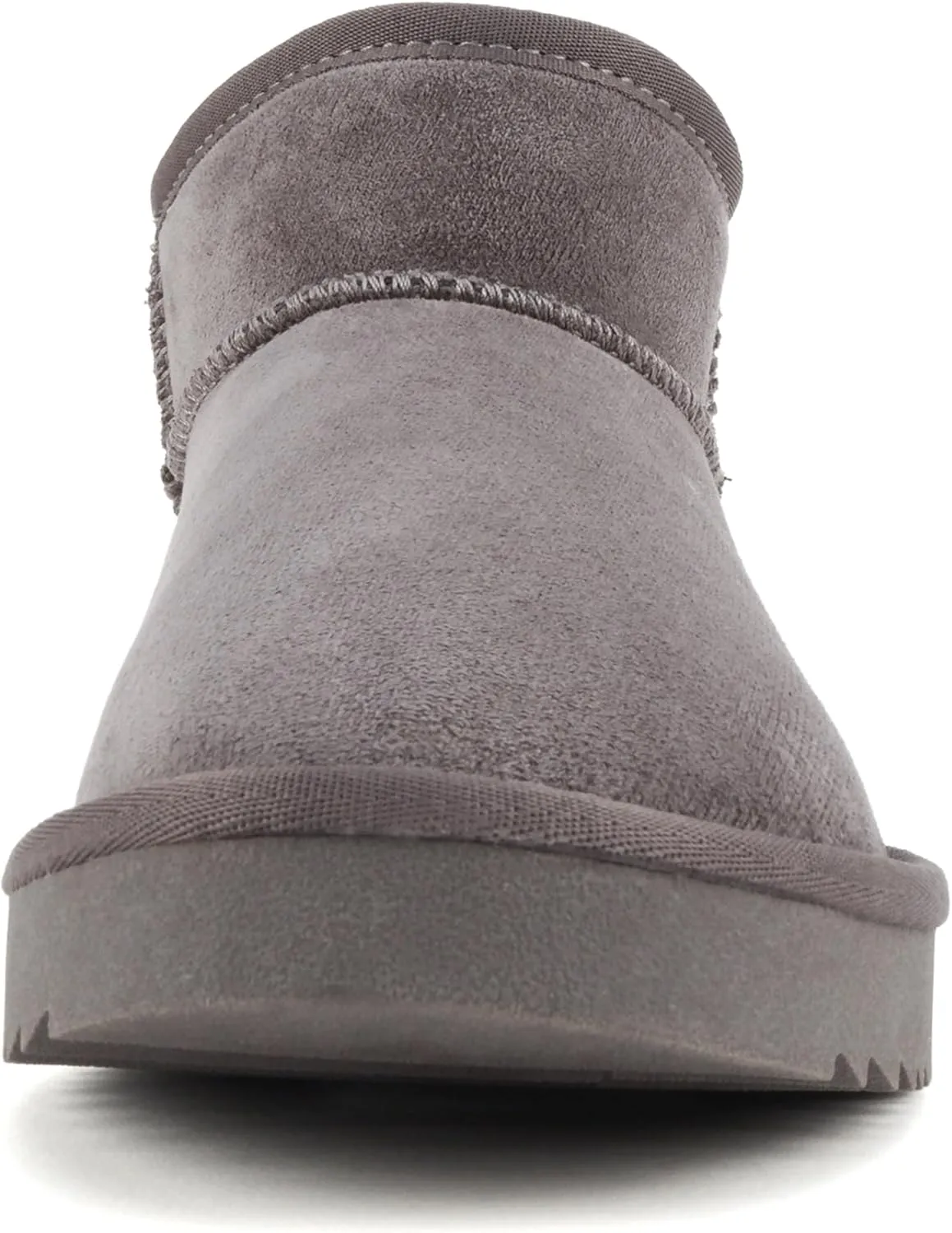 Soda “Mutual” ~ Women Round Toe Lug Sole Low Flatform Sherpa-lined Ankle Bootie