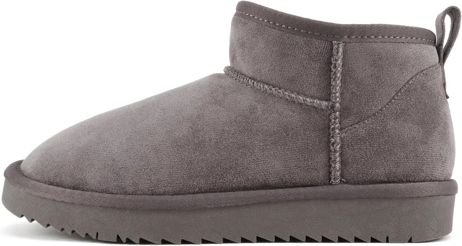 Soda “Mutual” ~ Women Round Toe Lug Sole Low Flatform Sherpa-lined Ankle Bootie